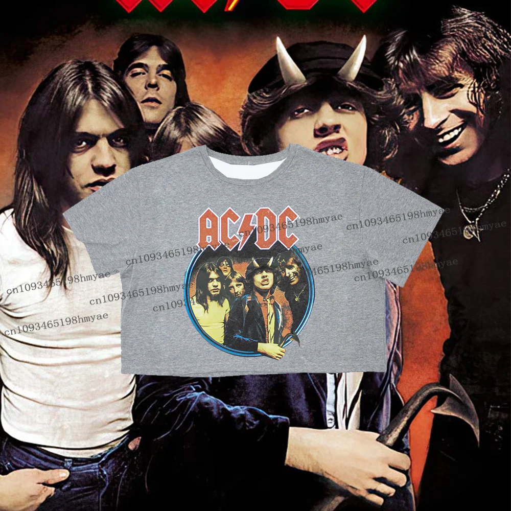 AC/DC Highway To Hell Circle Женский укороченный топ Лето для фанатов Хип-хоп Уличная группа Шикарная детская футболка для девочек Сексуальная женская модная футболка Y2K
AC/DC Highway To Hell Circle Женский укороченный топ Лето для фанатов Хип-хоп Уличная группа Шикарная детская футболка для девочек Сексуальная женская модная футболка Y2K