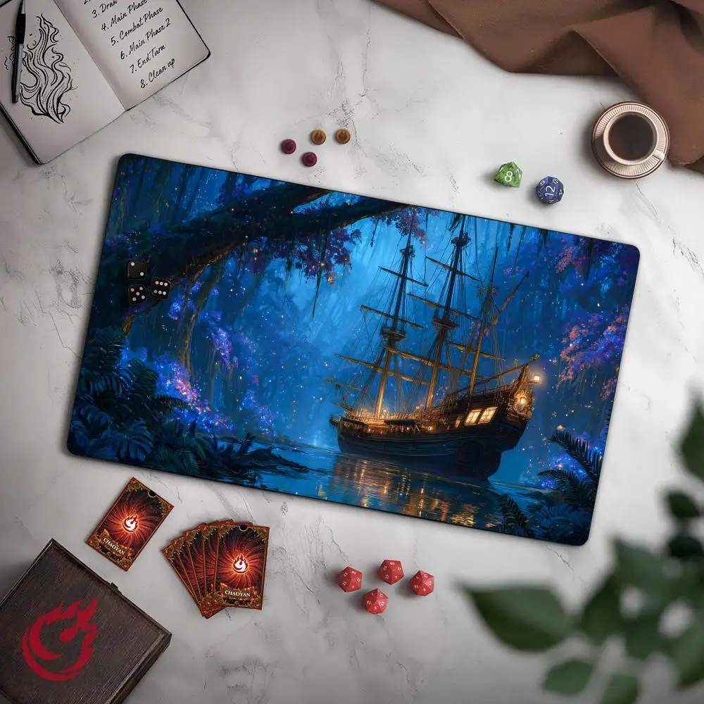 Firefly Forest and Sailboat MTG Playmat Magic Card Mat Stitched Edge Non-Slip Durable Tabletop playmat Board Game Mat for TCG
Firefly Forest and Sailboat MTG Playmat Magic Card Mat Stitched Edge Non-Slip Durable Tabletop playmat Board Game Mat for TCG