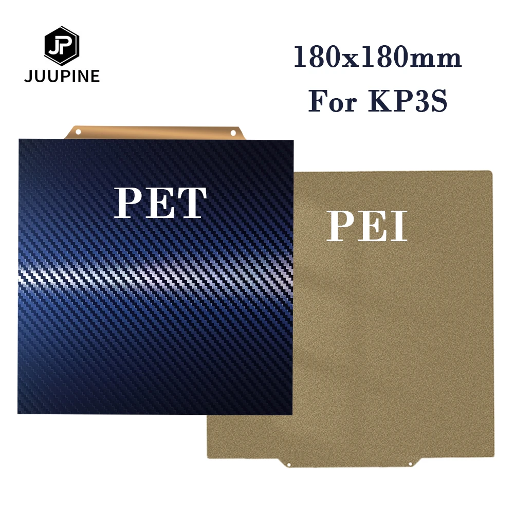 Dual Sides PEI PET 180*180MM Texture Smooth Magnetic Build Plate Spring Steel Sheet Flex For 3d Printer CRUX1 KP3 KP3S Heated
Dual Sides PEI PET 180*180MM Texture Smooth Magnetic Build Plate Spring Steel Sheet Flex For 3d Printer CRUX1 KP3 KP3S Heated