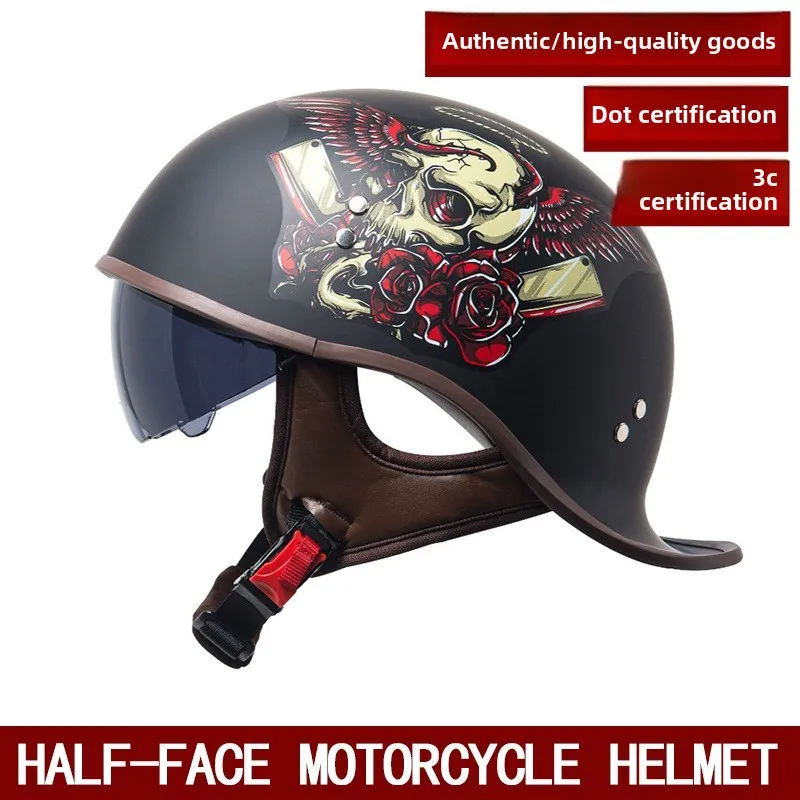 Мотоциклетный шлем мужской летний, полуоткрытый, ретро, женский, для электроскутера, легкий шлем-котелок с эндоскопом
Мотоциклетный шлем мужской летний, полуоткрытый, ретро, женский, для электроскутера, легкий шлем-котелок с эндоскопом