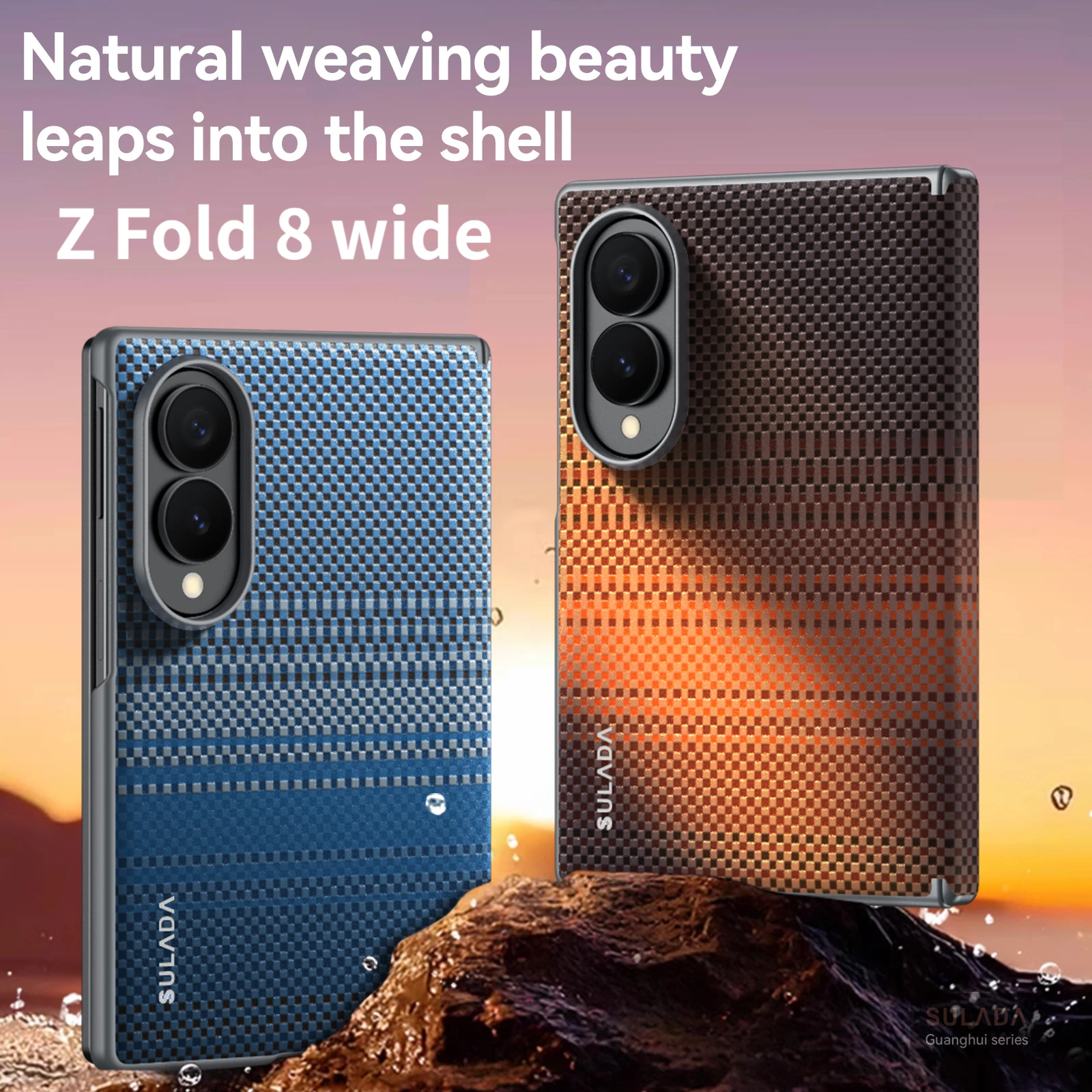 Wide-brimmed case for Samsung Galaxy Z Fold 8, luxurious Kevlar woven texture, built-in magnet, case for Galaxy Fold 8 back cove
Wide-brimmed case for Samsung Galaxy Z Fold 8, luxurious Kevlar woven texture, built-in magnet, case for Galaxy Fold 8 back cove