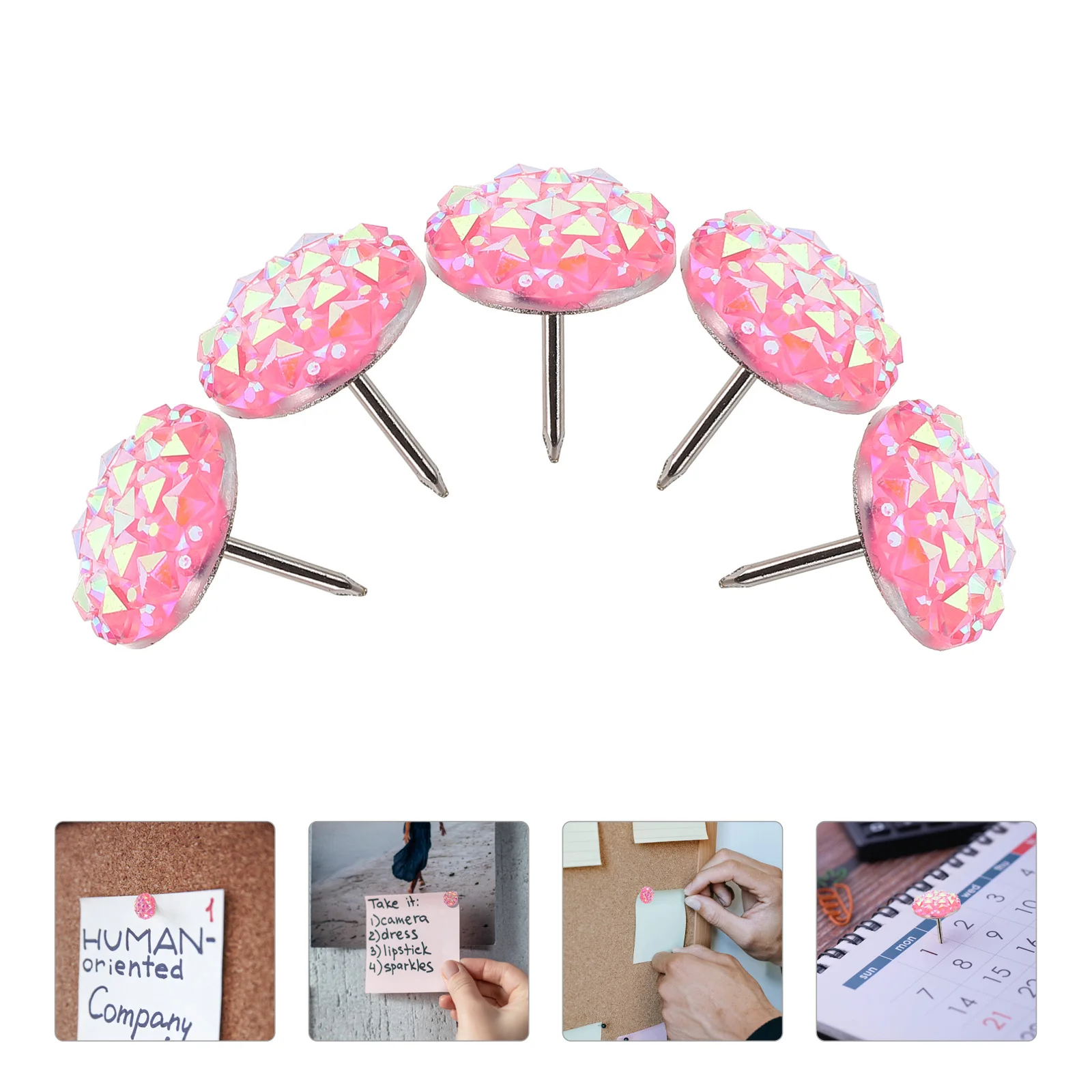 30pcs Glitter Rhinestone Thumb Tacks Cute Decorative Push Pins For Wall Cork Board Office Supplies Map Accessories Bulletin
30pcs Glitter Rhinestone Thumb Tacks Cute Decorative Push Pins For Wall Cork Board Office Supplies Map Accessories Bulletin