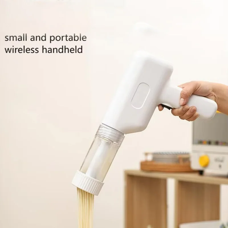 Electric Charging Noodles Machine Wireless Operated Pasta Maker Cutter Manual Spaghetti Noodles Dough Pressing Machine 6 Molds
Electric Charging Noodles Machine Wireless Operated Pasta Maker Cutter Manual Spaghetti Noodles Dough Pressing Machine 6 Molds