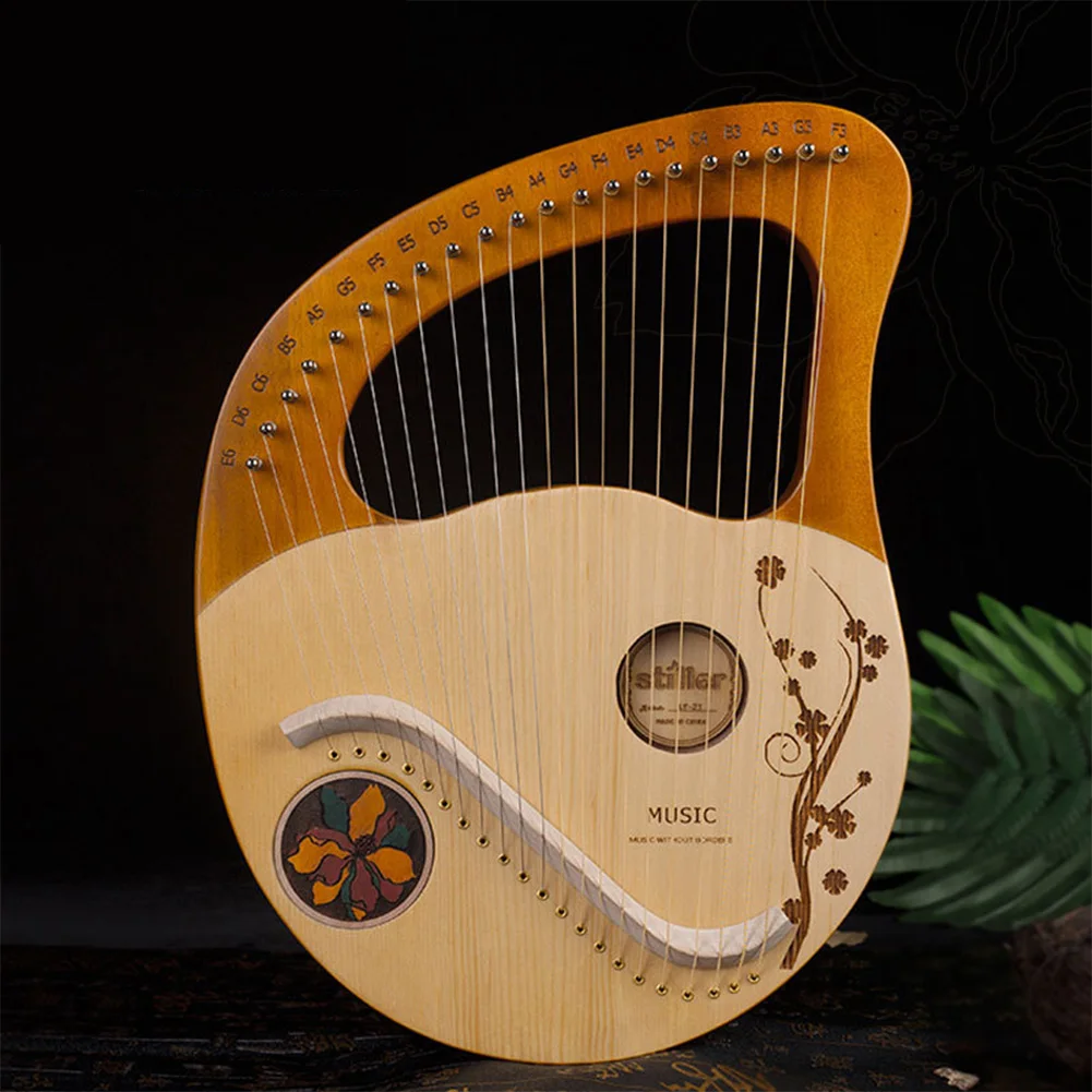 21 Strings Lyre Lyre Harp Mahogany Music Instrument Tuning Wrench Music Instrument High Quality New Style Practical To Use
21 Strings Lyre Lyre Harp Mahogany Music Instrument Tuning Wrench Music Instrument High Quality New Style Practical To Use