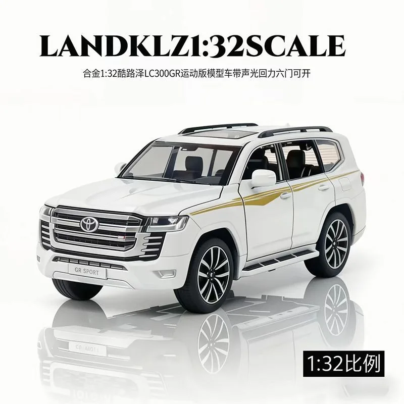 1:32 Scale Toyota Land Cruiser LC300 Alloy Diecast Model Luxury Off-Road Car for Collection Gift Home Ornament Display
1:32 Scale Toyota Land Cruiser LC300 Alloy Diecast Model Luxury Off-Road Car for Collection Gift Home Ornament Display