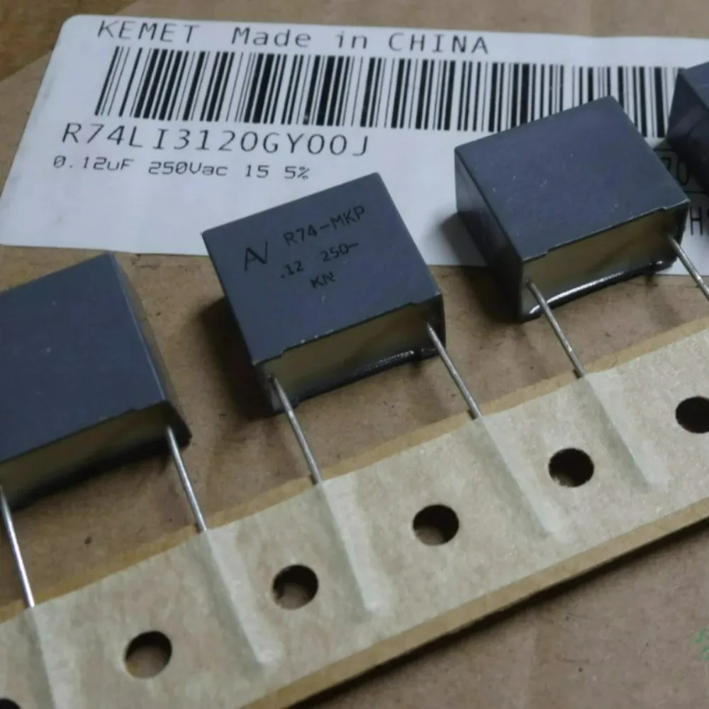 10pcs/lot AV R74 MKP 0.12uf 250VAC 120nf u12 124 J Brand New 15mm Film Capacitor R74LI3120GY00J
10pcs/lot AV R74 MKP 0.12uf 250VAC 120nf u12 124 J Brand New 15mm Film Capacitor R74LI3120GY00J
