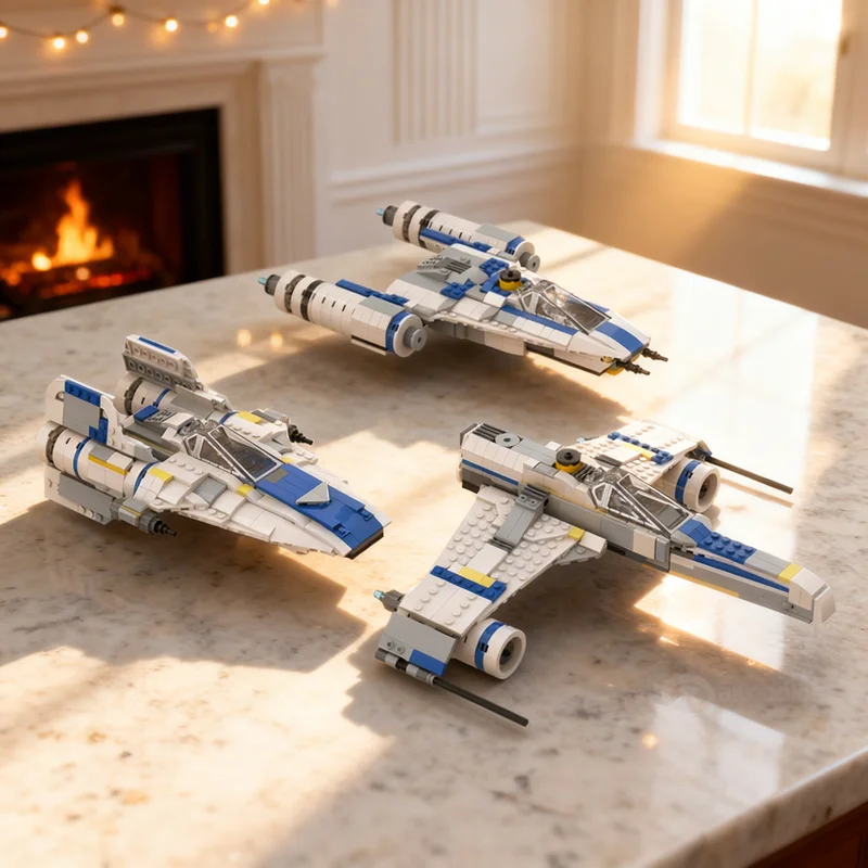 428pcs MOC Triple Wing 3 In 1 Alternate Builds Star Battle Model Building Blocks Construction Toys Christmas Gifts Brick Kids
428pcs MOC Triple Wing 3 In 1 Alternate Builds Star Battle Model Building Blocks Construction Toys Christmas Gifts Brick Kids