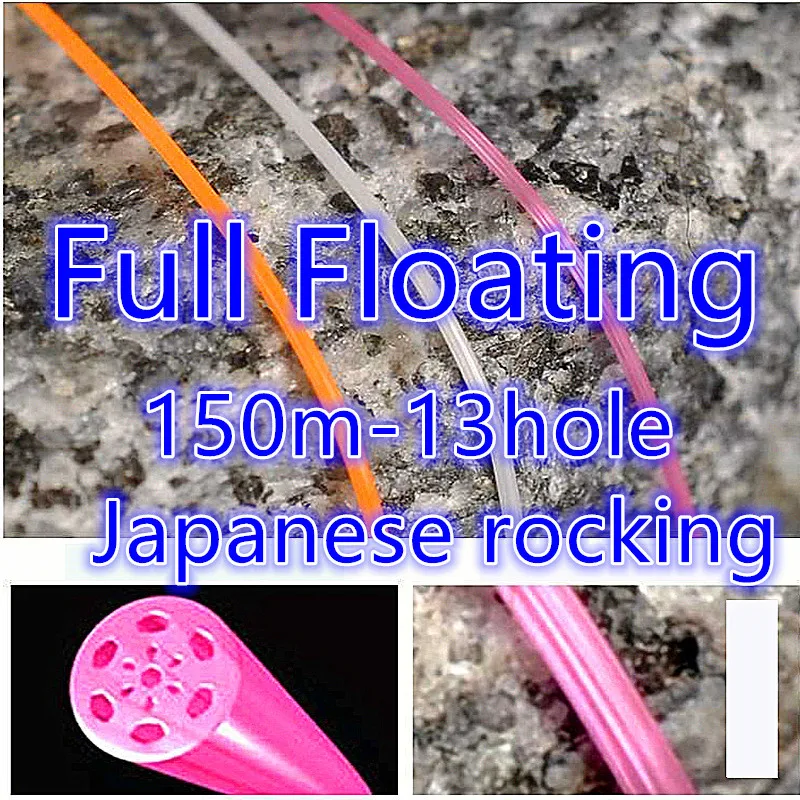 Japanese Full Floating Rock Fishing Line 150M 13-Hole Wear-Resistant Sea Fishing Line Fishing Equipment For Snapper
Japanese Full Floating Rock Fishing Line 150M 13-Hole Wear-Resistant Sea Fishing Line Fishing Equipment For Snapper