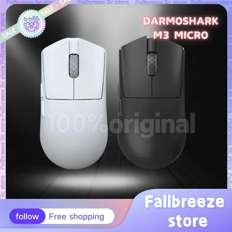 Беспроводная Bluetooth мышь Darmoshark M3, 3 режима, поддержка 8k, 42g, Paw3395
Беспроводная Bluetooth мышь Darmoshark M3, 3 режима, поддержка 8k, 42g, Paw3395