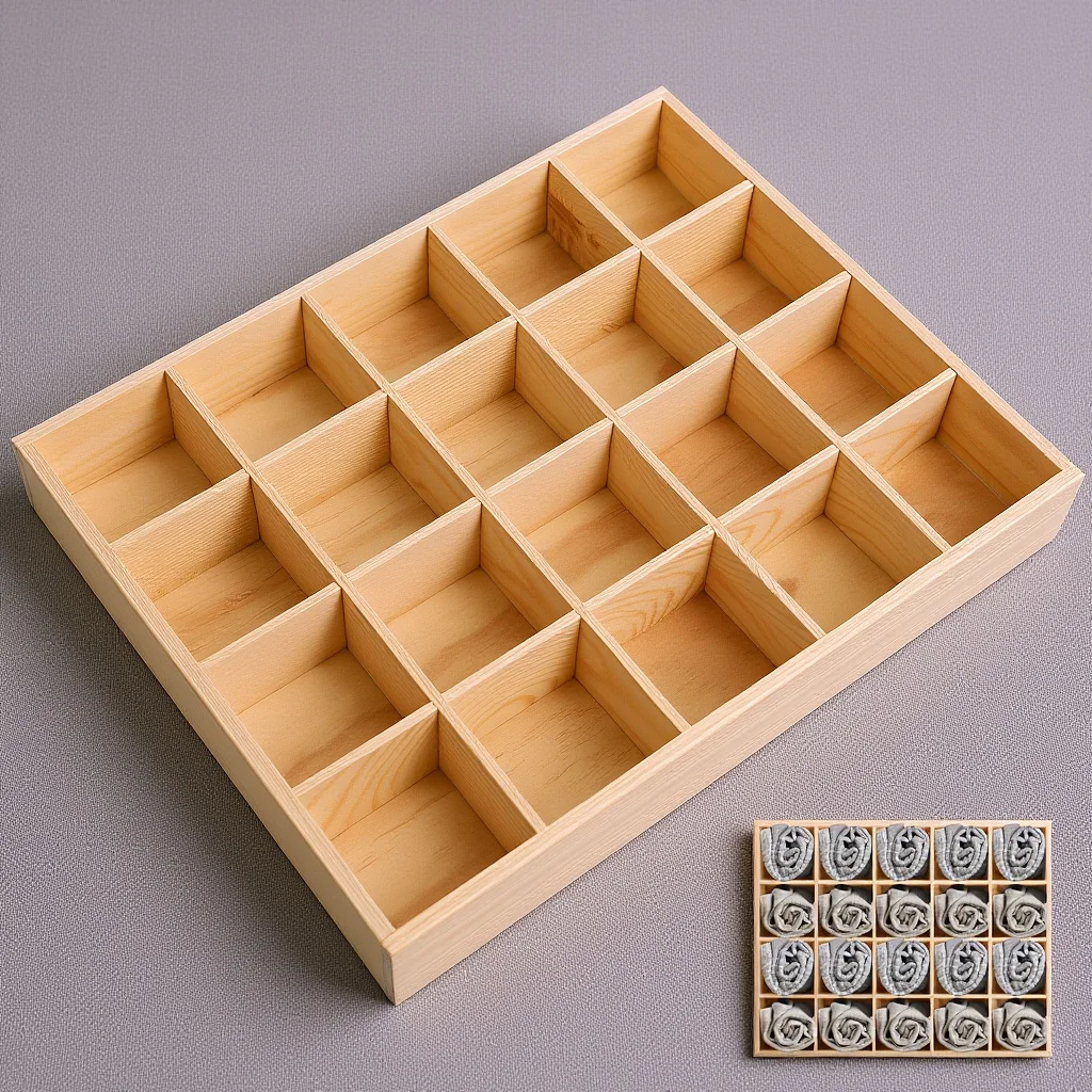 Socks Storage Box 20 Compartments Underwear Organizer Case Stackable Drawer Container for Panties Sundries Closet Organization
Socks Storage Box 20 Compartments Underwear Organizer Case Stackable Drawer Container for Panties Sundries Closet Organization