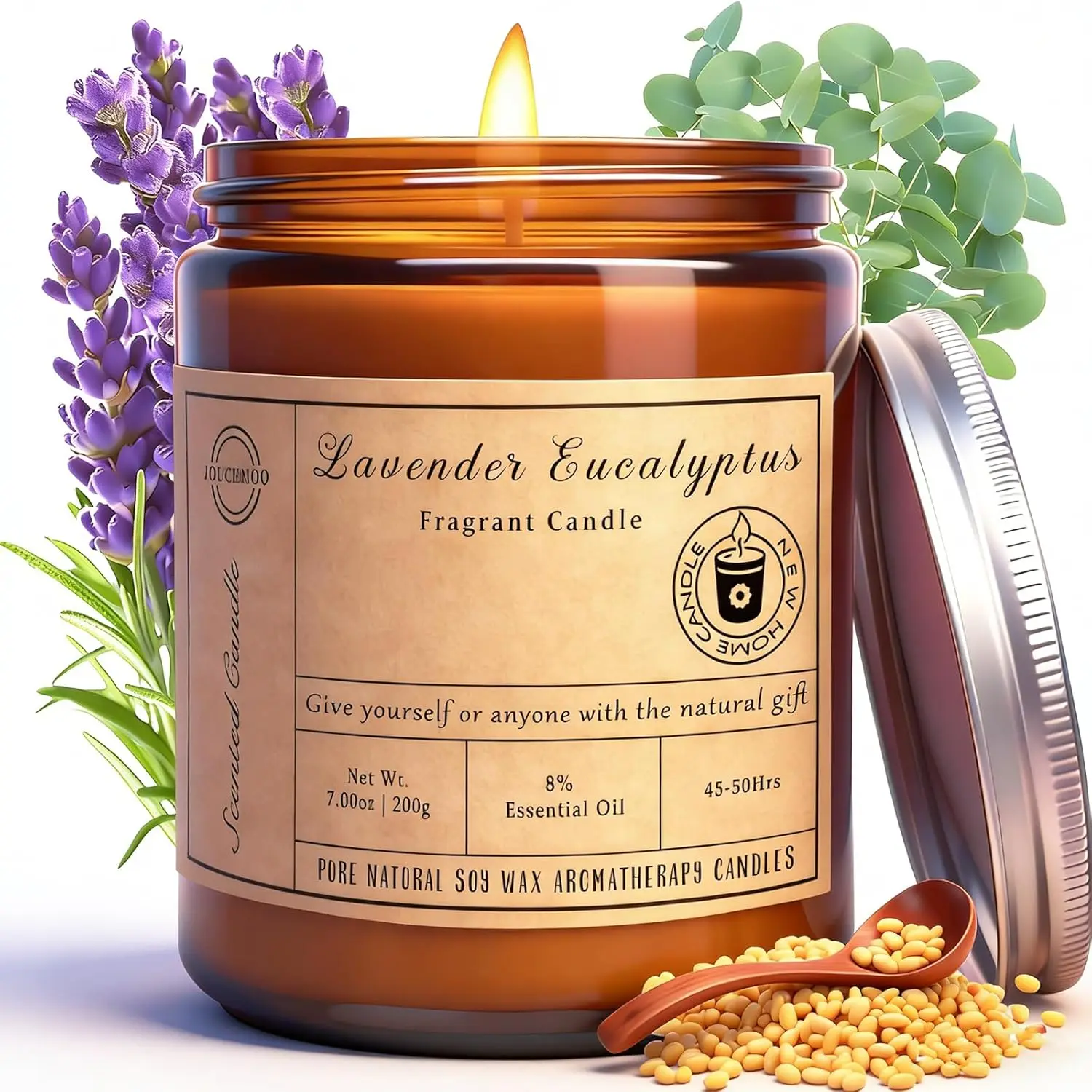Scented Candles - Lavender Eucalyptus Candles for Home Scented, 7oz Soy Wax Aromatherapy Candle, Stress Relief, Calming Candle for Relaxation, Non Toxic, Birthday Gifts for Women & Men
Scented Candles - Lavender Eucalyptus Candles for Home Scented, 7oz Soy Wax Aromatherapy Candle, Stress Relief, Calming Candle for Relaxation, Non Toxic, Birthday Gifts for Women & Men