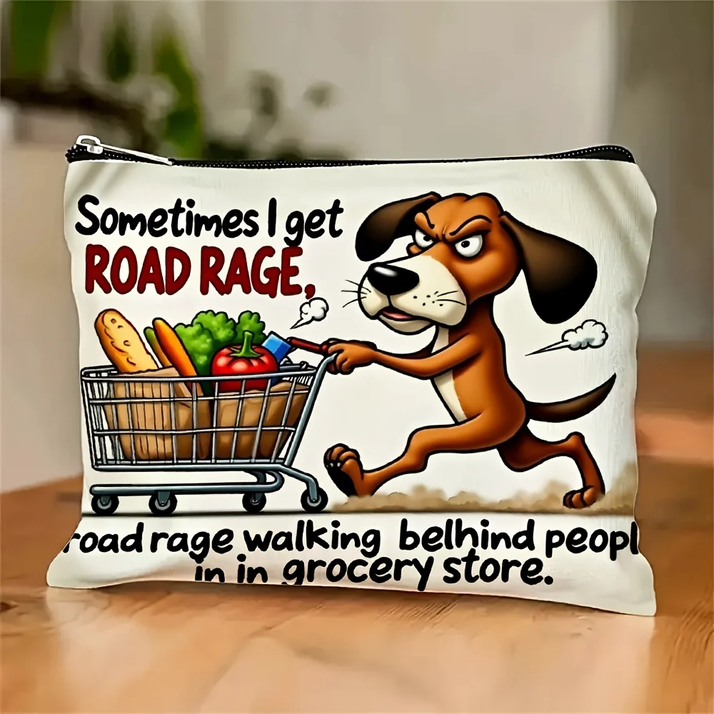 A Cute Dog Themed Makeup Bag- Multifunctional Zipper Pouch, Jewelry Storage Bag, Perfect Travel Zipper Small Storage Bag.
A Cute Dog Themed Makeup Bag- Multifunctional Zipper Pouch, Jewelry Storage Bag, Perfect Travel Zipper Small Storage Bag.