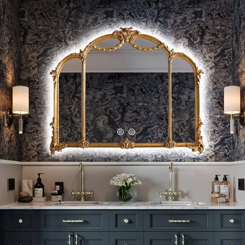 Bathroom Makeup Mirror Frame Hanging Aesthetic Modern Universal European Mirror Professional Spiegel Wand Ornaments Home Decor
Bathroom Makeup Mirror Frame Hanging Aesthetic Modern Universal European Mirror Professional Spiegel Wand Ornaments Home Decor