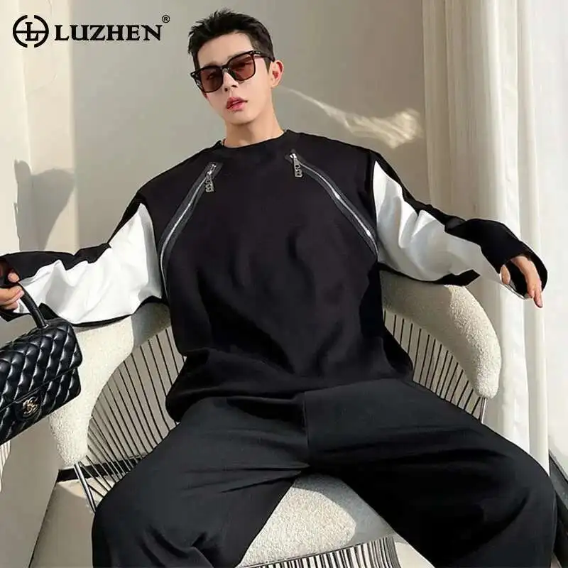 LUZHEN лоскутные футболки с длинными рукавами на молнии, дизайнерские мужские спортивные уличные толстовки, топы, стильные топы, новая одежда 2025 LZ6814
LUZHEN лоскутные футболки с длинными рукавами на молнии, дизайнерские мужские спортивные уличные толстовки, топы, стильные топы, новая одежда 2025 LZ6814
