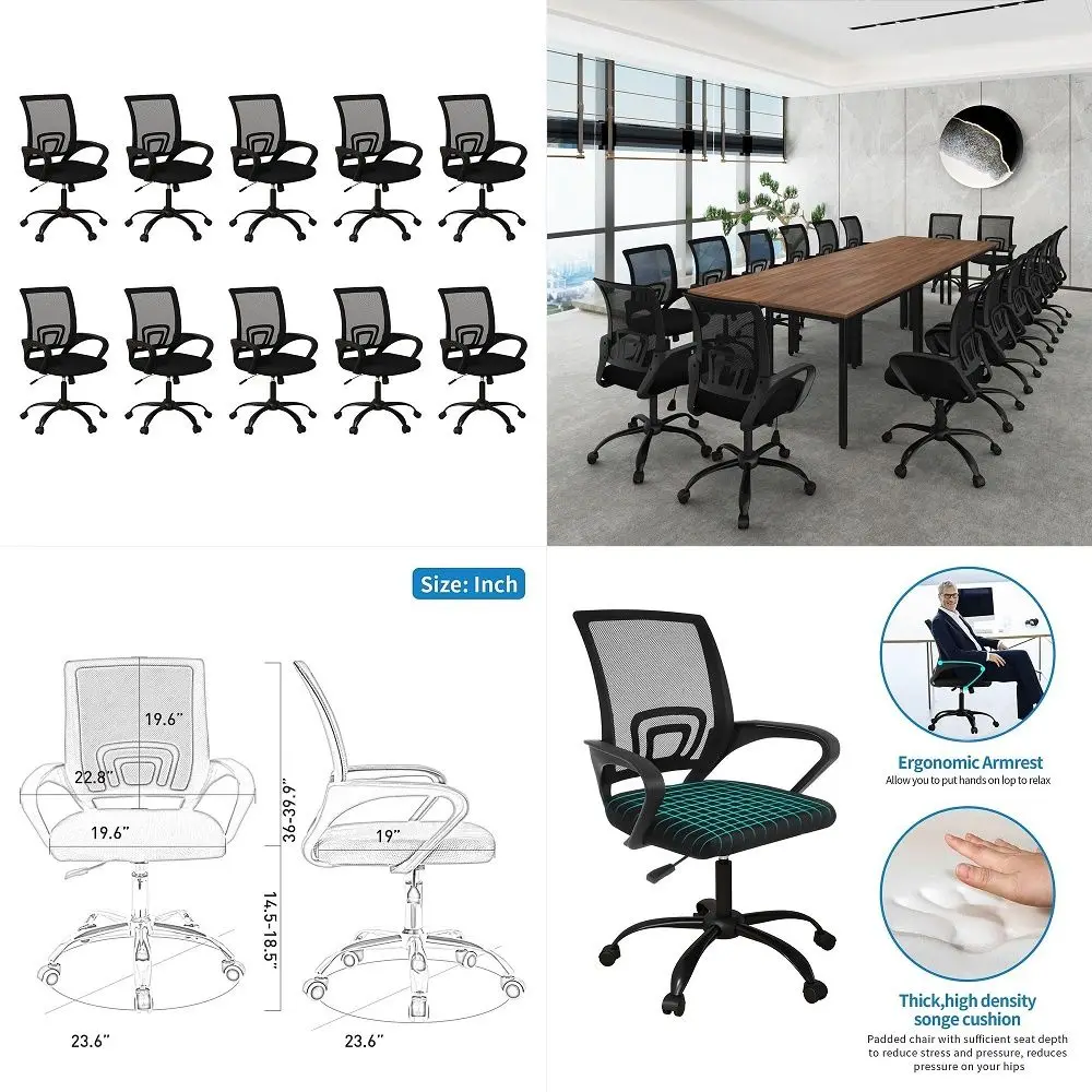 Waiting Room Chairs, 10Pack PU Church Chairs Conference Stackable Set, Office Guest amp Reception Stacking for Meeting Room, Lo
Waiting Room Chairs, 10Pack PU Church Chairs Conference Stackable Set, Office Guest amp Reception Stacking for Meeting Room, Lo