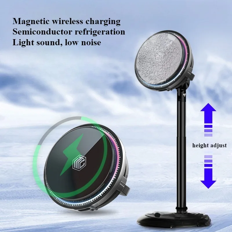 M9 Mobile Live Streaming Radiator Wireless Charging Bracket Semiconductor Refrigeration Magnetic Suction Car Charger
M9 Mobile Live Streaming Radiator Wireless Charging Bracket Semiconductor Refrigeration Magnetic Suction Car Charger