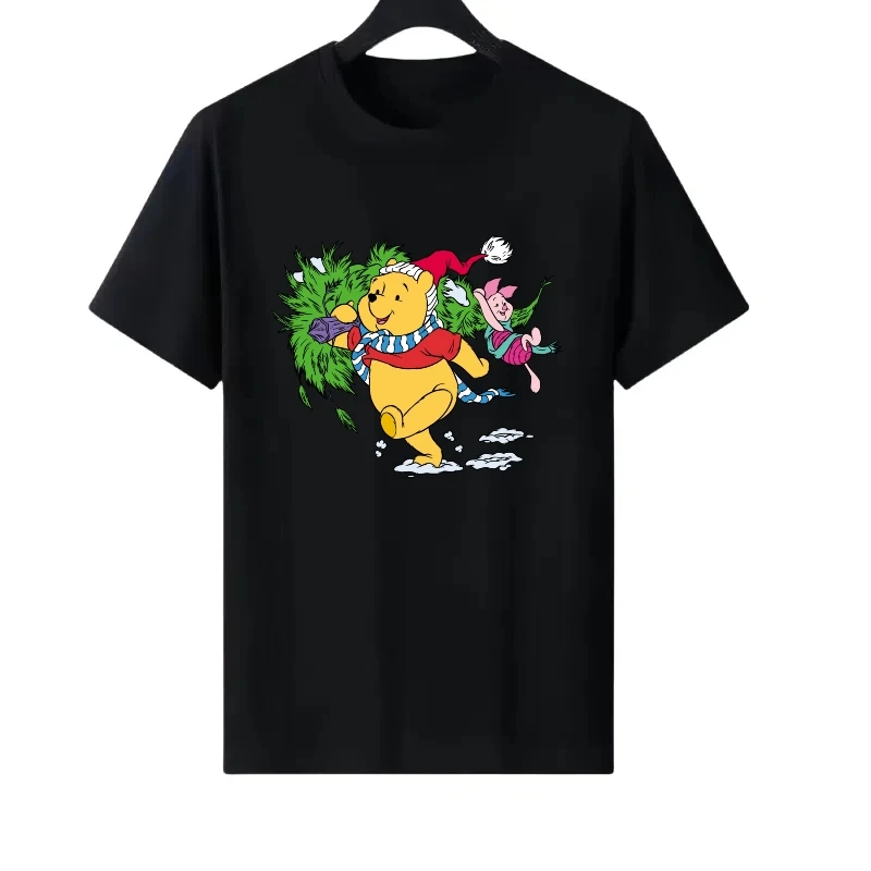 Disney Pooh Bear Pattern Woman Round Neck Parent-child Clothing Cartoon Tops Ladies Cheap Short Sleeves T-Shirt Men Sweatshirts
Disney Pooh Bear Pattern Woman Round Neck Parent-child Clothing Cartoon Tops Ladies Cheap Short Sleeves T-Shirt Men Sweatshirts