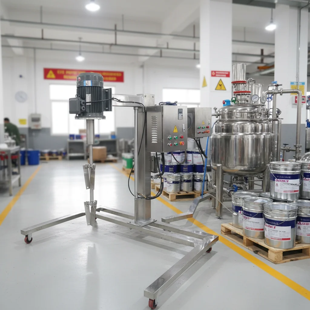 Stainless steel high-shear mixer, high-speed disperser, suitable for cream/cosmetics/paint grinding capacity, gear parts, etc.
Stainless steel high-shear mixer, high-speed disperser, suitable for cream/cosmetics/paint grinding capacity, gear parts, etc.