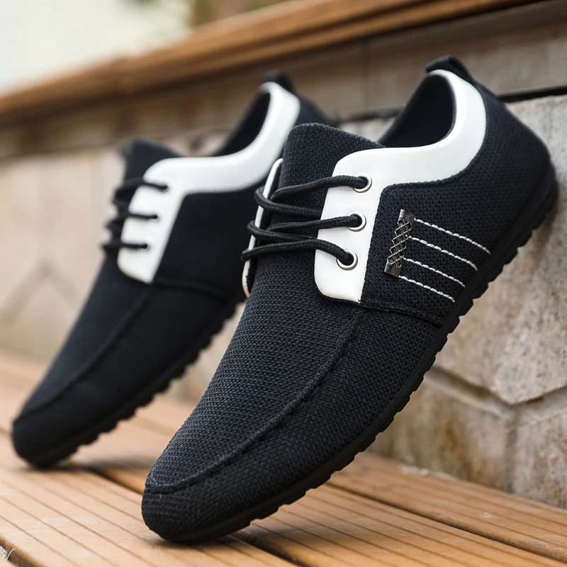 2 Men Breathable Casual Shoes Lightweight Loafers Korean Trendy Canvas Driving Sneakers Versatile Walking Shoes
2 Men Breathable Casual Shoes Lightweight Loafers Korean Trendy Canvas Driving Sneakers Versatile Walking Shoes