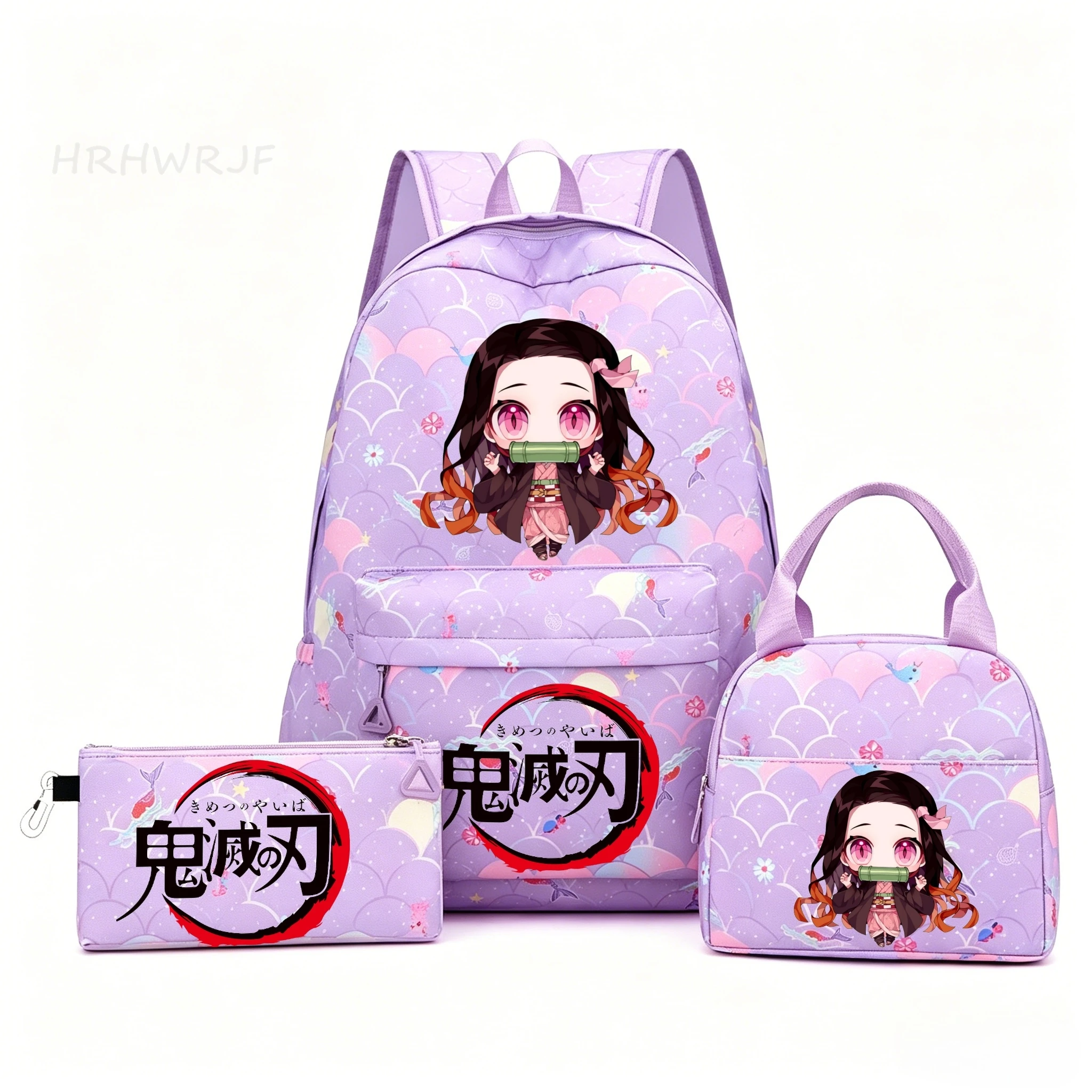 3Pcs Demon Slayer nezuko kamado Backpack for Women Girls Student Back To School Schoolbag Lunch Bags Women lovely Rucksack
3Pcs Demon Slayer nezuko kamado Backpack for Women Girls Student Back To School Schoolbag Lunch Bags Women lovely Rucksack