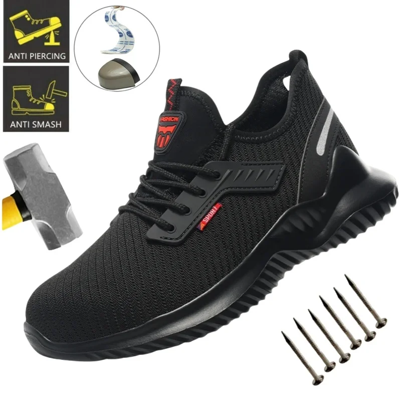 Cheap Safety Shoes Work Shoes Steel Toe Men Puncture-protective Work Boots Anti-smash Protect Indestructible Safety Sneakers
Cheap Safety Shoes Work Shoes Steel Toe Men Puncture-protective Work Boots Anti-smash Protect Indestructible Safety Sneakers