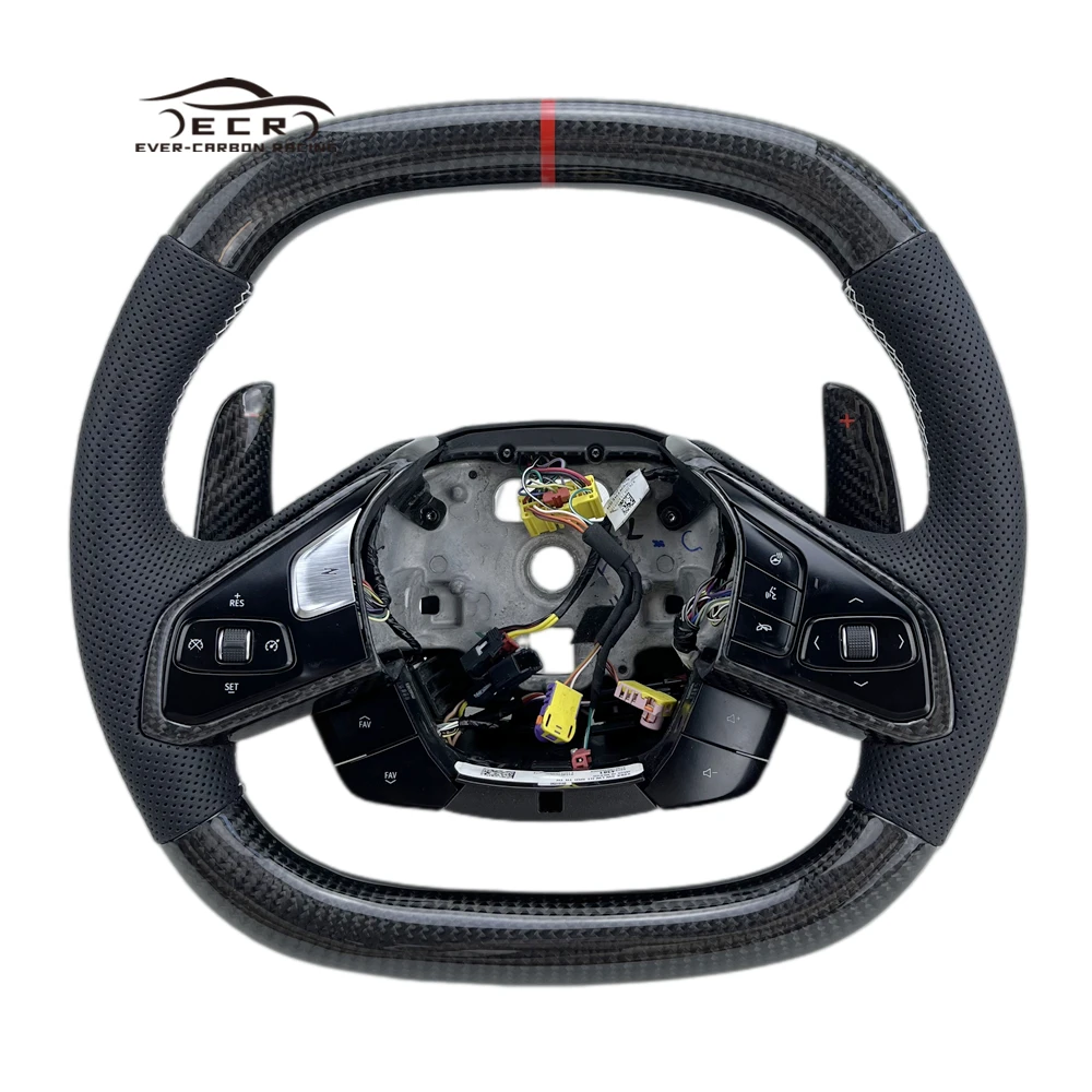 Ever-Carbon Racing ECR High Quality Customized Heated Car Steering Wheel for Corvette Carbon Fiber Steering Wheel
Ever-Carbon Racing ECR High Quality Customized Heated Car Steering Wheel for Corvette Carbon Fiber Steering Wheel