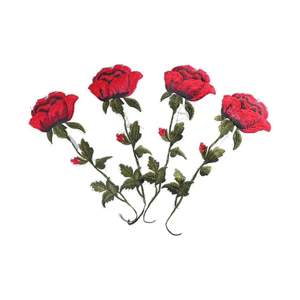 1/5pcs DIY Embroidered Floral Rose Patch Fabric Red Exquisite Rose Applique Cloth Badge Sewing
1/5pcs DIY Embroidered Floral Rose Patch Fabric Red Exquisite Rose Applique Cloth Badge Sewing
