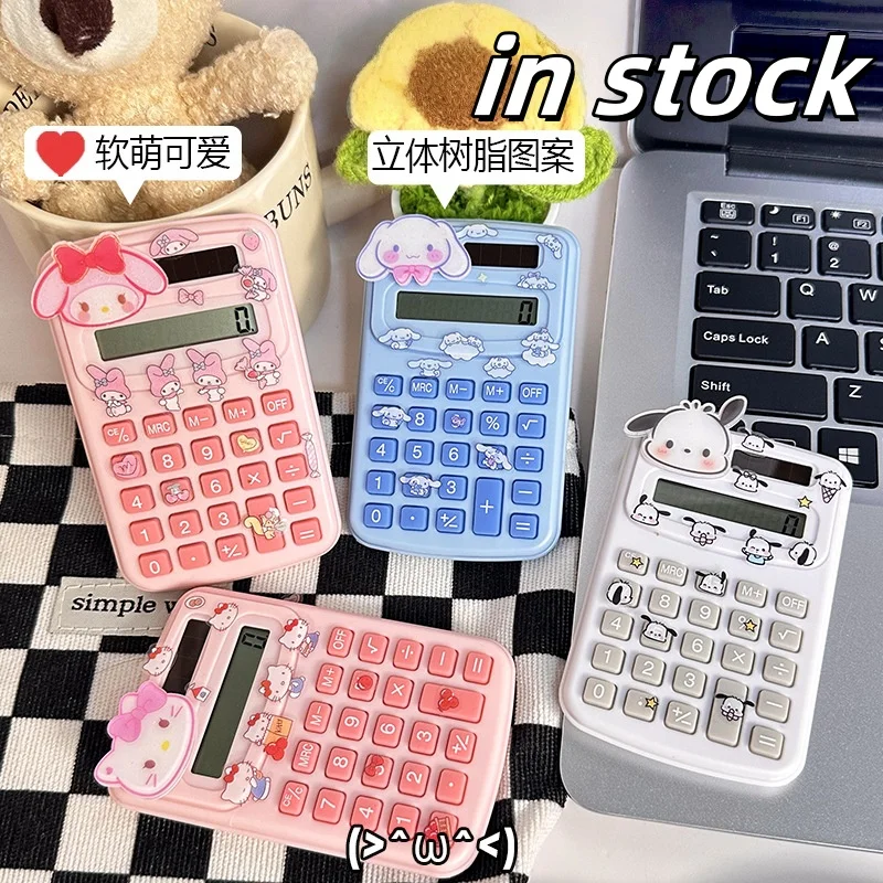 Hot Mini Electronic Calculator Hello Kitty Cinnamoroll Kawaii 8 Digit Calculator Portable Cartoon Office School Supplies Gifts 
Hot Mini Electronic Calculator Hello Kitty Cinnamoroll Kawaii 8 Digit Calculator Portable Cartoon Office School Supplies Gifts