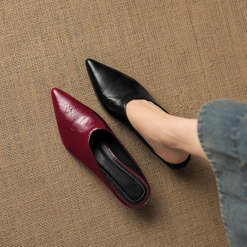 2026 new summer women sandals natural leather 22-25cm cowhide+sheepskin pointed toe mules high heel women slippers fashion
2026 new summer women sandals natural leather 22-25cm cowhide+sheepskin pointed toe mules high heel women slippers fashion