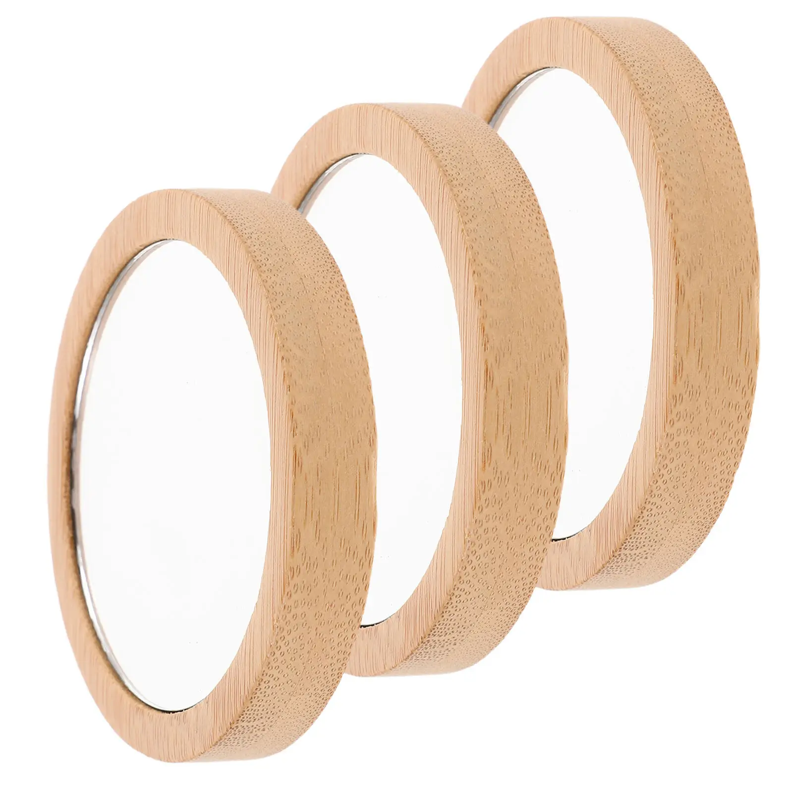 Набор из 3 винтажных портативных зеркал для макияжа: маленькие круглые зеркала в деревянной раме с HD-отражением для путешествий и личного использования
Набор из 3 винтажных портативных зеркал для макияжа: маленькие круглые зеркала в деревянной раме с HD-отражением для путешествий и личного использования