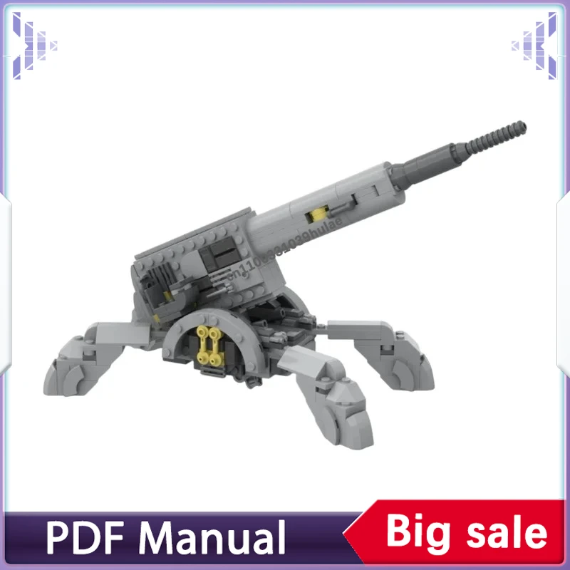 AV7 Heavy Anti Vehicle Cannon Building Blocks Futuristic Defense Turret MOC Bricks Creative Collectible Decor Gift
AV7 Heavy Anti Vehicle Cannon Building Blocks Futuristic Defense Turret MOC Bricks Creative Collectible Decor Gift