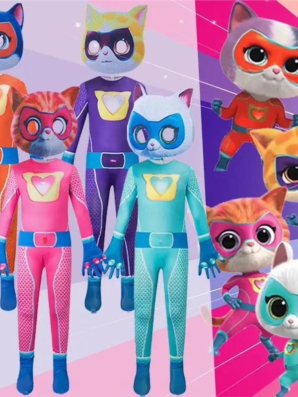 Детский боди Super Kitties, сценический костюм, наряд на Хэллоуин, полиэфирная ткань, культурный костюм, национальная сцена...
Детский боди Super Kitties, сценический костюм, наряд на Хэллоуин, полиэфирная ткань, культурный костюм, национальная сцена...