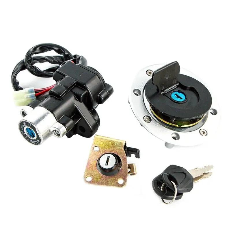 Latest Motorcycle Lgnition Switch Lock Kit Seat Lock For SV650 DL650 V-Strom DL100 V-Strom GSXR600 GSXR750 GSXR750 Parts
Latest Motorcycle Lgnition Switch Lock Kit Seat Lock For SV650 DL650 V-Strom DL100 V-Strom GSXR600 GSXR750 GSXR750 Parts