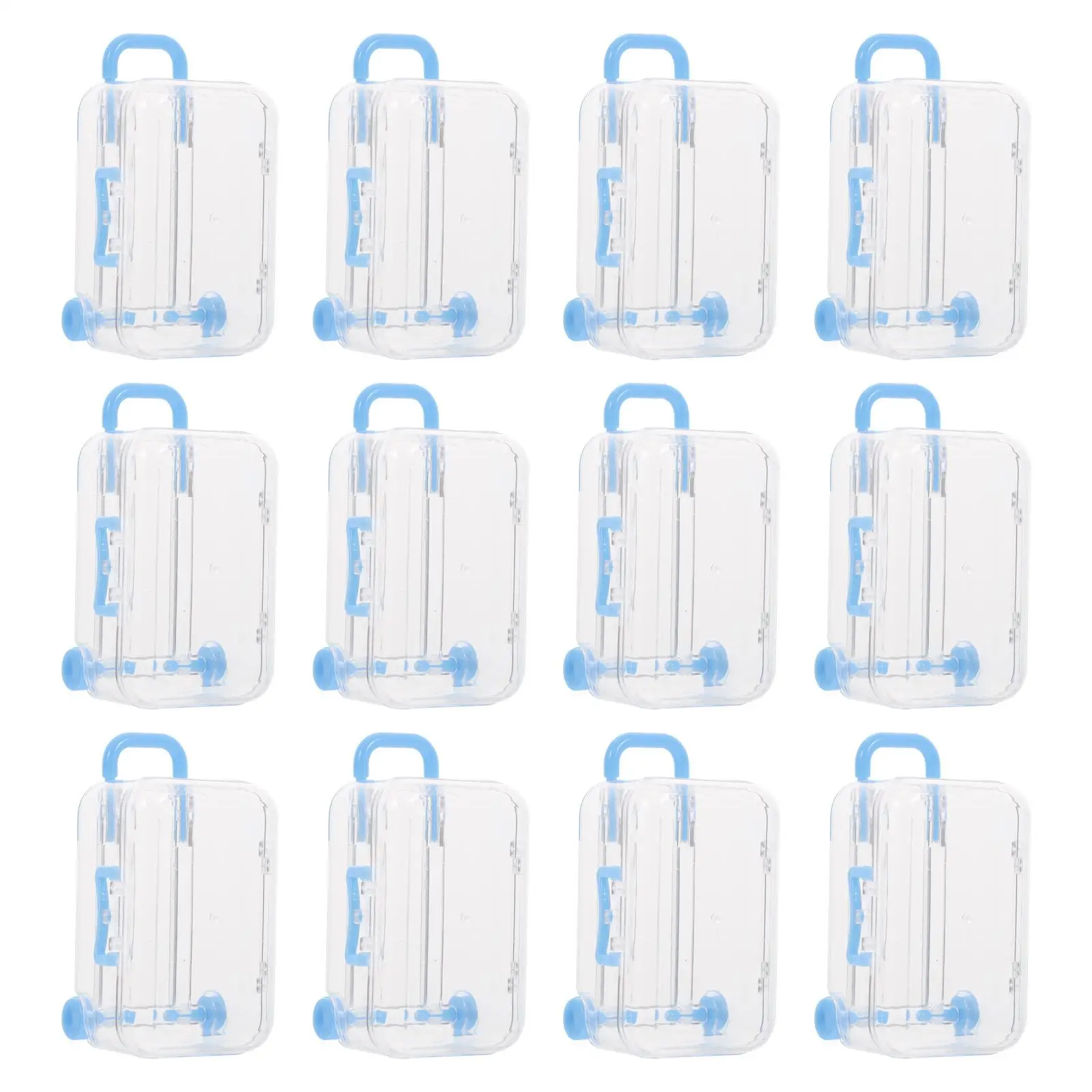 12 Pcs Christmas Decor Trolley Case Wedding Candies Box Candy Boxes Holders Birthday Gift Protectors Wrap Blue Wrapping Travel
12 Pcs Christmas Decor Trolley Case Wedding Candies Box Candy Boxes Holders Birthday Gift Protectors Wrap Blue Wrapping Travel