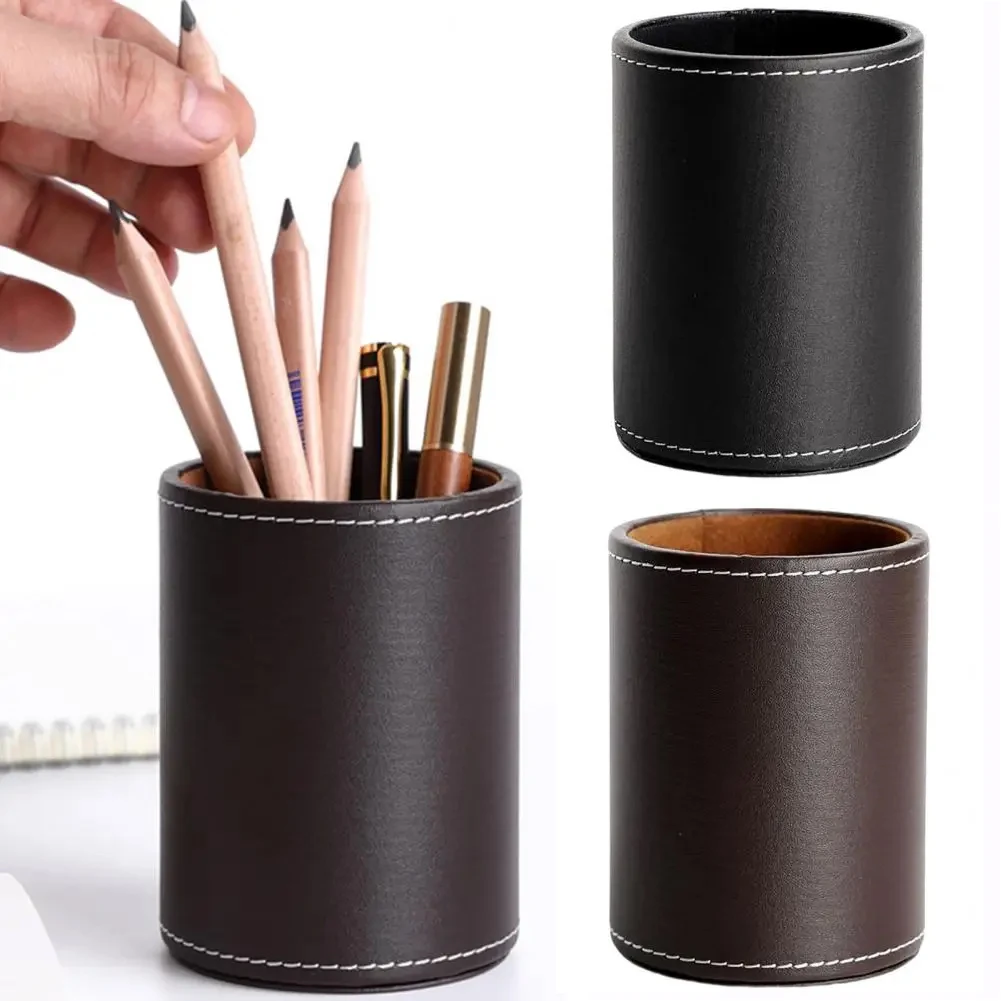 Leather Pen Holder Makeup Brush Pen Holder Pencil Storage Can Pen Holder Office Supplies Storage Gift Cute Desktop Storage Box
Leather Pen Holder Makeup Brush Pen Holder Pencil Storage Can Pen Holder Office Supplies Storage Gift Cute Desktop Storage Box