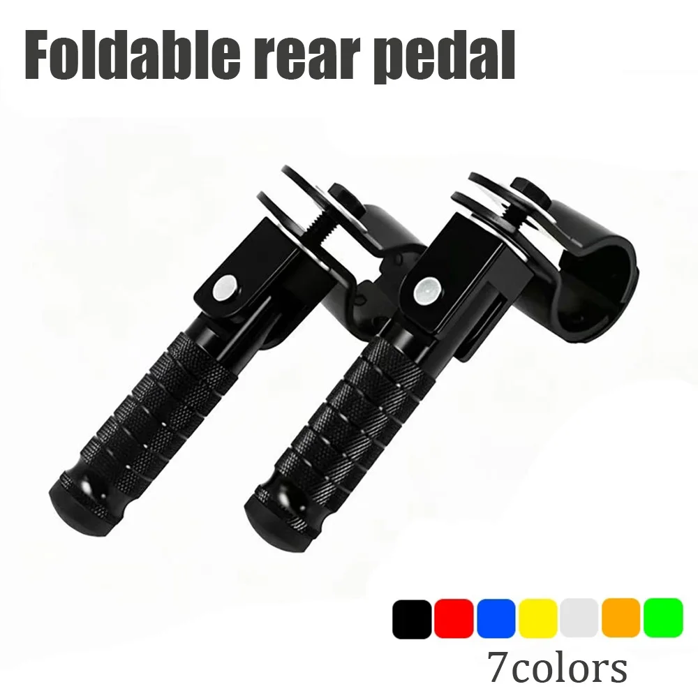 Motorcycle CNC Folding Foot Pegs Footrest For Harley Retro Bike Niu Electric Scooter Modify Crash Guard Bar Pedals
Motorcycle CNC Folding Foot Pegs Footrest For Harley Retro Bike Niu Electric Scooter Modify Crash Guard Bar Pedals
