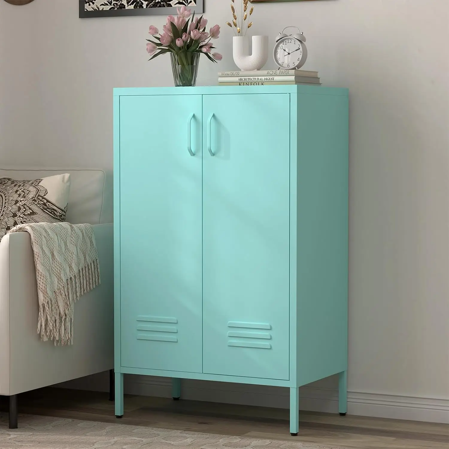 Metal Storage Cabinet Adjustable Shelves Kitchen Dining Entryway Sideboard, Customized
Metal Storage Cabinet Adjustable Shelves Kitchen Dining Entryway Sideboard, Customized