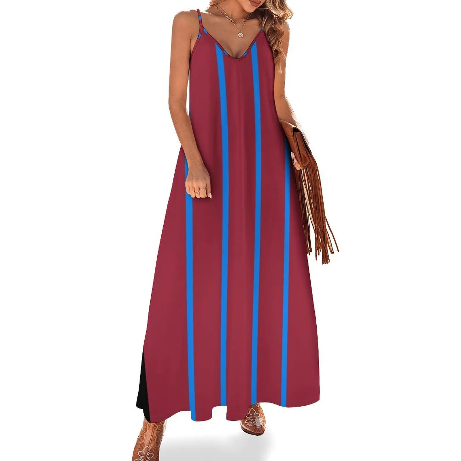 Aston Villa Retro 1993 Claret and Blue Home Sleeveless Dress Women's dress Women's evening dress
Aston Villa Retro 1993 Claret and Blue Home Sleeveless Dress Women's dress Women's evening dress