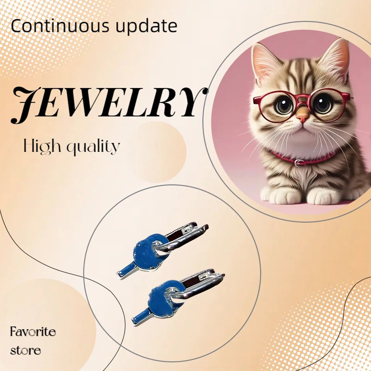 Cat 2025 popular Spanish original jewelry color drops glue TO earrings fashion personality casual accessories
Cat 2025 popular Spanish original jewelry color drops glue TO earrings fashion personality casual accessories