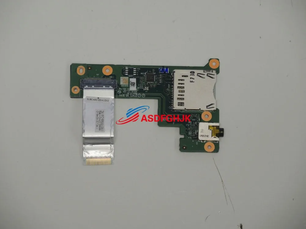 Оригинальная плата для чтения карт аудиоразъема для Lenovo ThinkPad T470S с кабелем NS-B081 тест в порядке
Оригинальная плата для чтения карт аудиоразъема для Lenovo ThinkPad T470S с кабелем NS-B081 тест в порядке