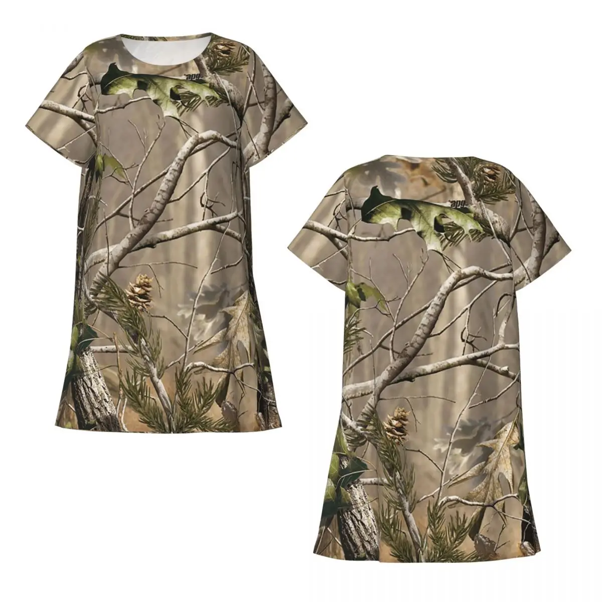 Custom Real Tree Mossy Oak Short Sleeves Nightdress For Sleeping Sleepshirts Women Short Sleeve Nightgowns Soft Pajama Dress
Custom Real Tree Mossy Oak Short Sleeves Nightdress For Sleeping Sleepshirts Women Short Sleeve Nightgowns Soft Pajama Dress