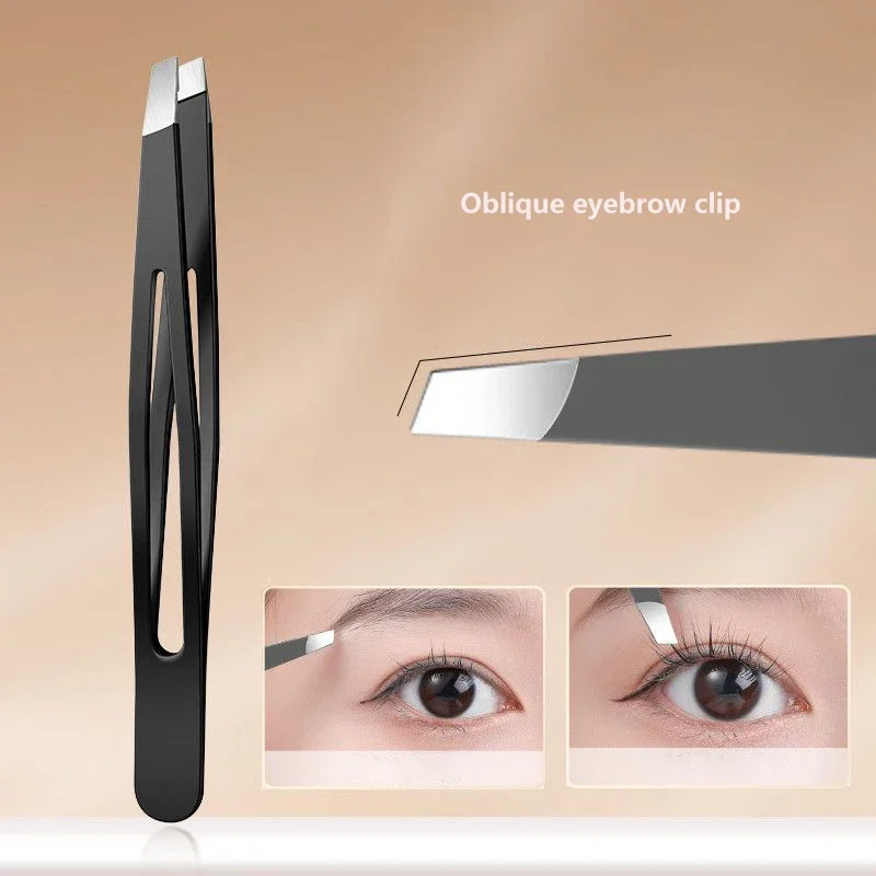Stainless steel seamless eyebrow clip Precision eyebrow clip multi-purpose mustache tweezers Eyebrow threading makeup tools
Stainless steel seamless eyebrow clip Precision eyebrow clip multi-purpose mustache tweezers Eyebrow threading makeup tools