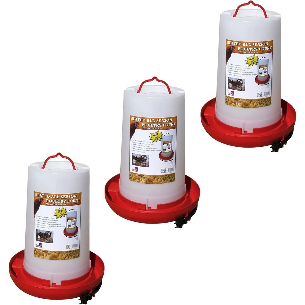 arm Innovat3 Pack Heated Chicken Waterer, Poultry Water ountain, 3 Gallon
arm Innovat3 Pack Heated Chicken Waterer, Poultry Water ountain, 3 Gallon