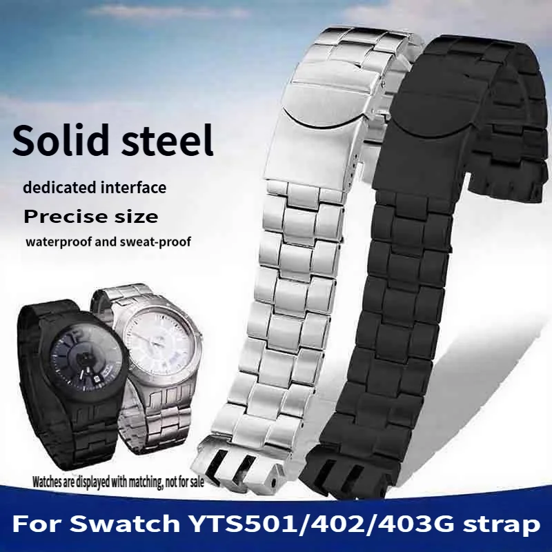 20mm For Swatch YTS401 YTS402 YTS403 YTS409 YTS713 YTB400 Men Curved End Stainless Steel Metal Chain Watchband Accessories tool
20mm For Swatch YTS401 YTS402 YTS403 YTS409 YTS713 YTB400 Men Curved End Stainless Steel Metal Chain Watchband Accessories tool