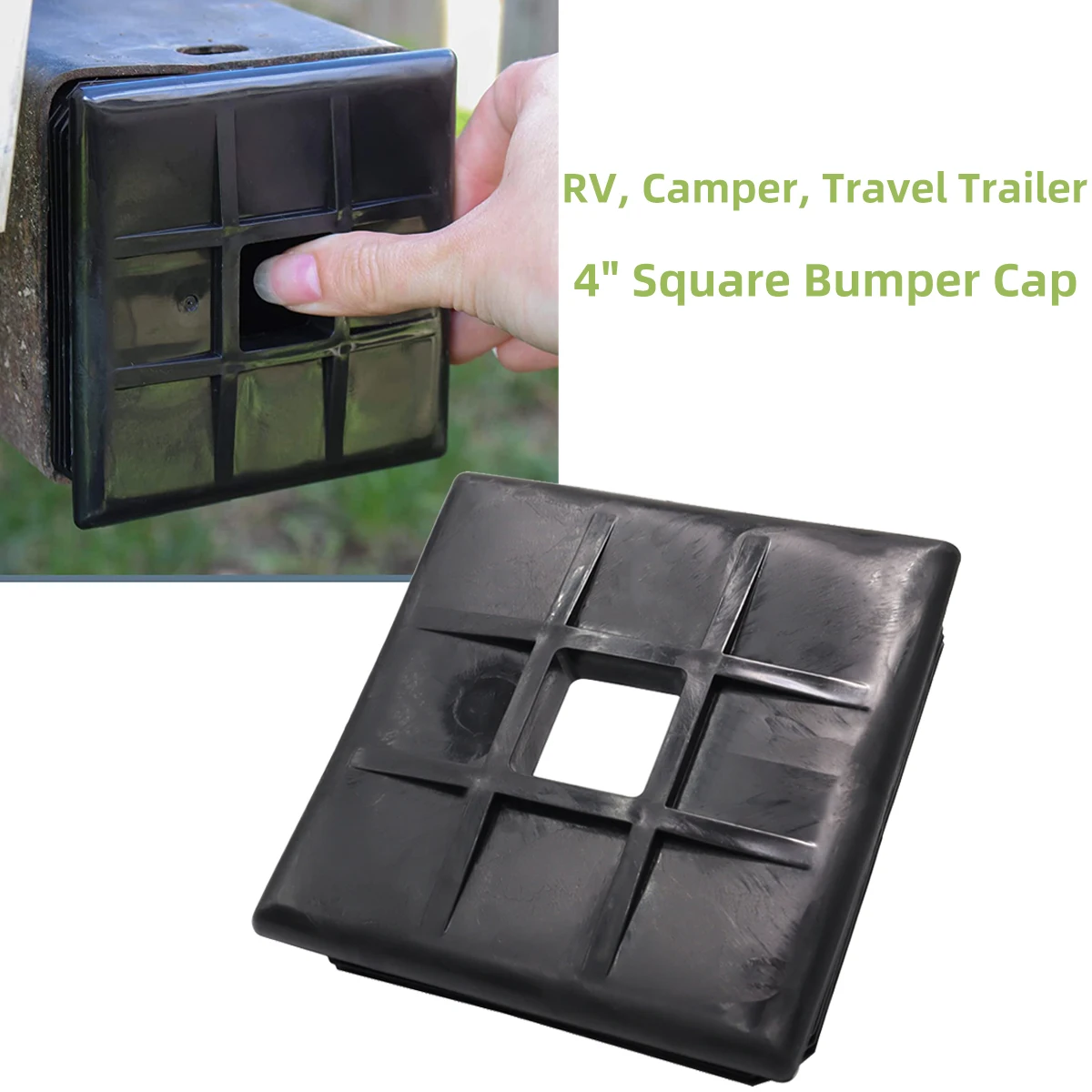 RV Bumper Cap, RV Sewer Cap, Travel Trailer Bumper End Caps, Square 4 Inch Camper Bumper Cap
RV Bumper Cap, RV Sewer Cap, Travel Trailer Bumper End Caps, Square 4 Inch Camper Bumper Cap