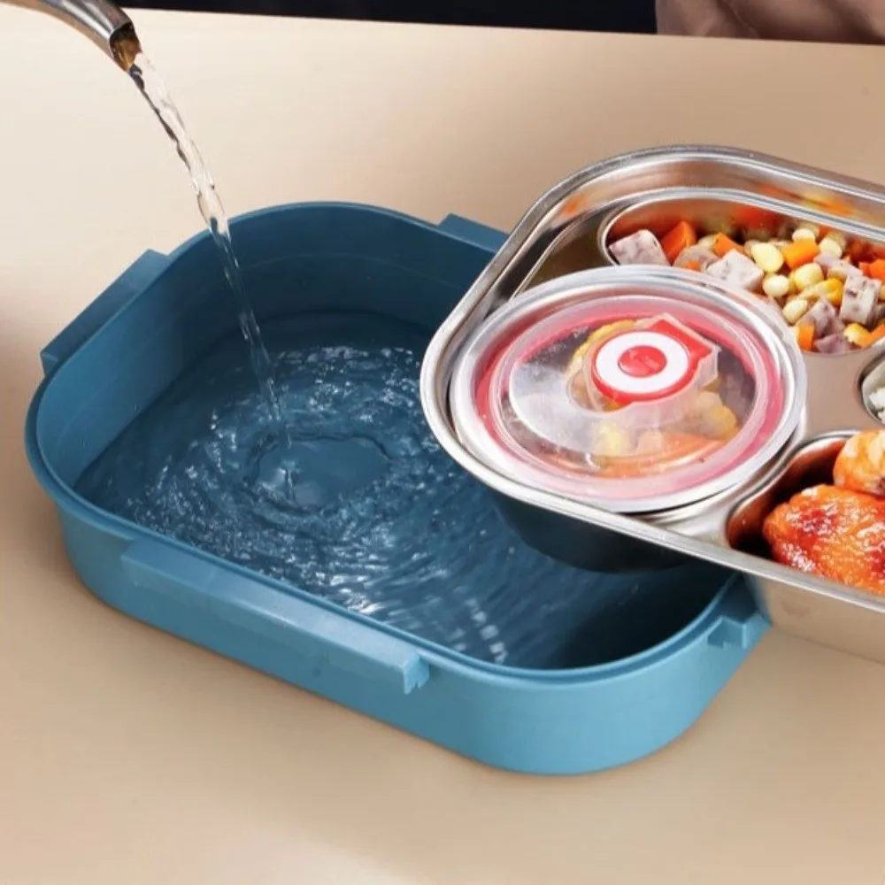 Большой емкости из нержавеющей стали 304, герметичный изолированный разделенный контейнер для хранения еды, герметичный портативный контейнер
Большой емкости из нержавеющей стали 304, герметичный изолированный разделенный контейнер для хранения еды, герметичный портативный контейнер