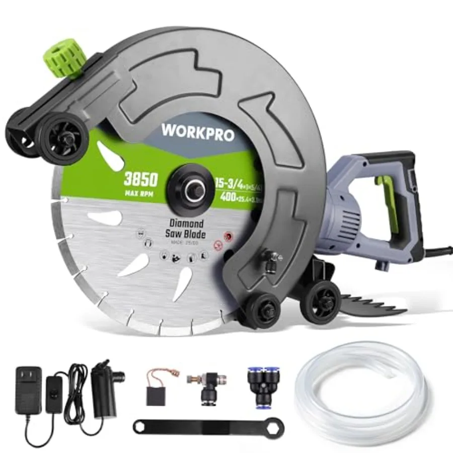 16 Inch Wet Concrete Saw with Water Cutting Attachment 1600W 3100RPM Electric Concrete Saw Max Cutting Depth 6.69" Idea
16 Inch Wet Concrete Saw with Water Cutting Attachment 1600W 3100RPM Electric Concrete Saw Max Cutting Depth 6.69" Idea