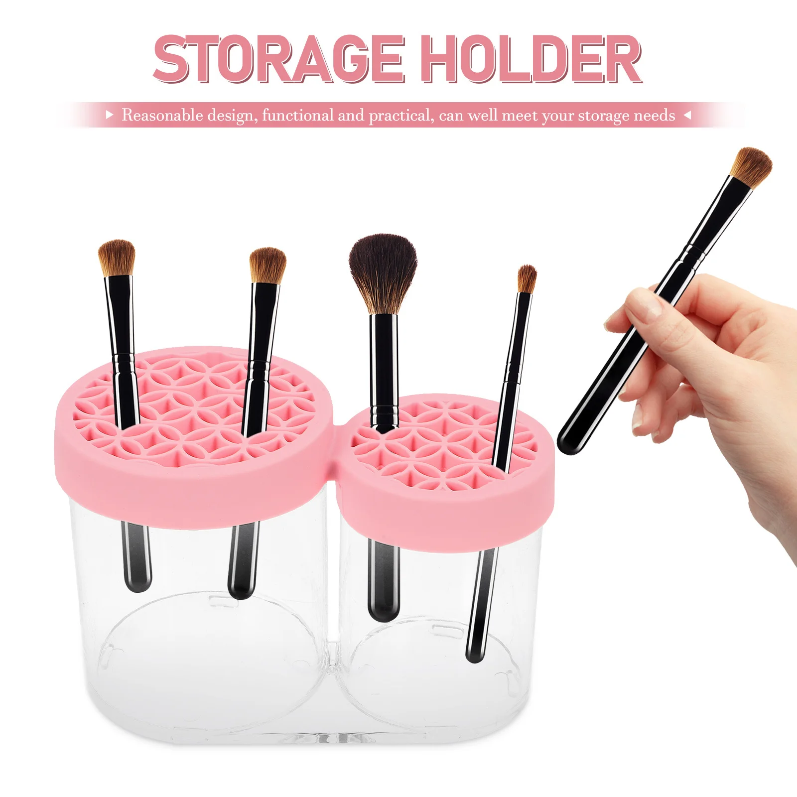 Makeup Brush Storage Tube Large Capacity Brush Organizer Desktop Makeup Holder Vanity Storage for Brushes
Makeup Brush Storage Tube Large Capacity Brush Organizer Desktop Makeup Holder Vanity Storage for Brushes