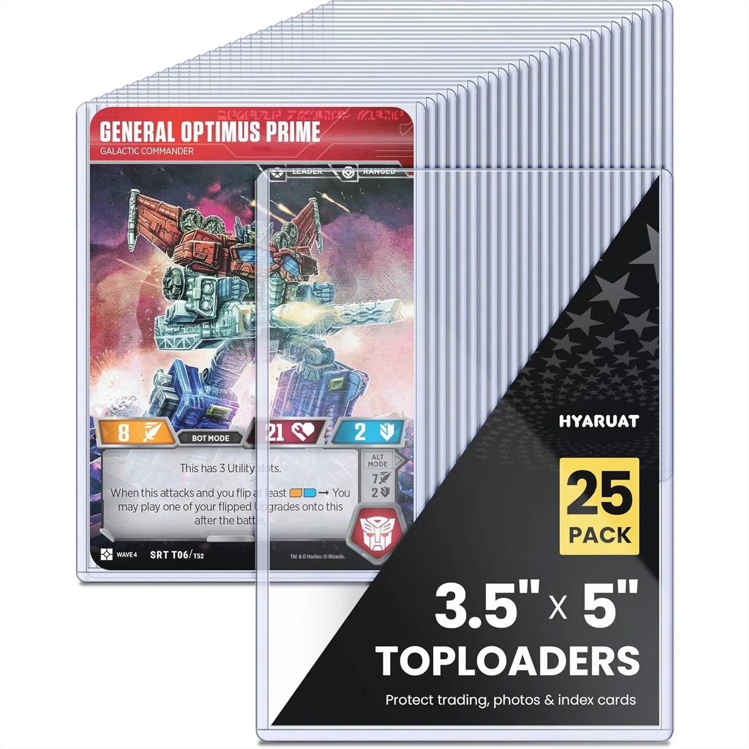 3.5x5 Toploader Semi-Rigid Plastic Sleeves, Clear Protectors for Oversized MTG TCG Cards, 25-Pack
3.5x5 Toploader Semi-Rigid Plastic Sleeves, Clear Protectors for Oversized MTG TCG Cards, 25-Pack