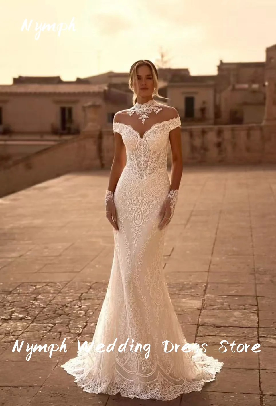 Nymph Elegant Women Wedding Dresses Lace Vintage Mermaid Sparkle Bridal Gowns Mopping Length vestidos de novia Customized
Nymph Elegant Women Wedding Dresses Lace Vintage Mermaid Sparkle Bridal Gowns Mopping Length vestidos de novia Customized